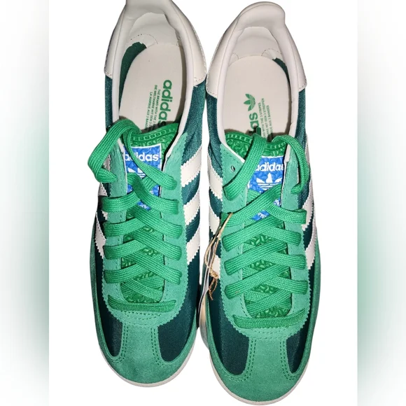 Unisex Adidas Green And White SL 72 RS Shoes - Picture 6 of 12